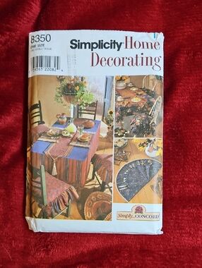 Simplicity Uncut Home Decorating Sewing Pattern